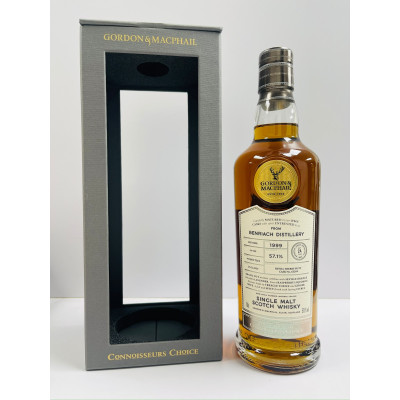 Benriach 24 Year Old 1999 Refill Sherry Butt #63204 Gordon & Macphail Cask Strength Connoisseurs Choice Speyside Single Malt Scotch Whisky 70cl 57.1%